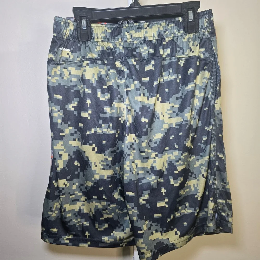 Athletic Works Boys XL 14-16 Active Shorts Bundle 5pk Digital Camo DriWorks Mesh